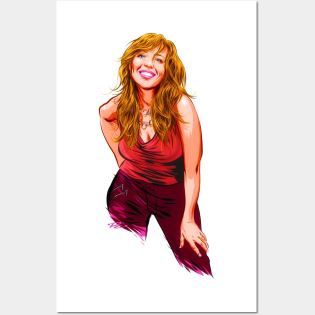 Rebecca Lynn Howard - An illustration by Paul Cemmick Wall Art by PLAYDIGITAL2020